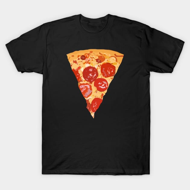 Pizza T-Shirt by ElviaMontemayor